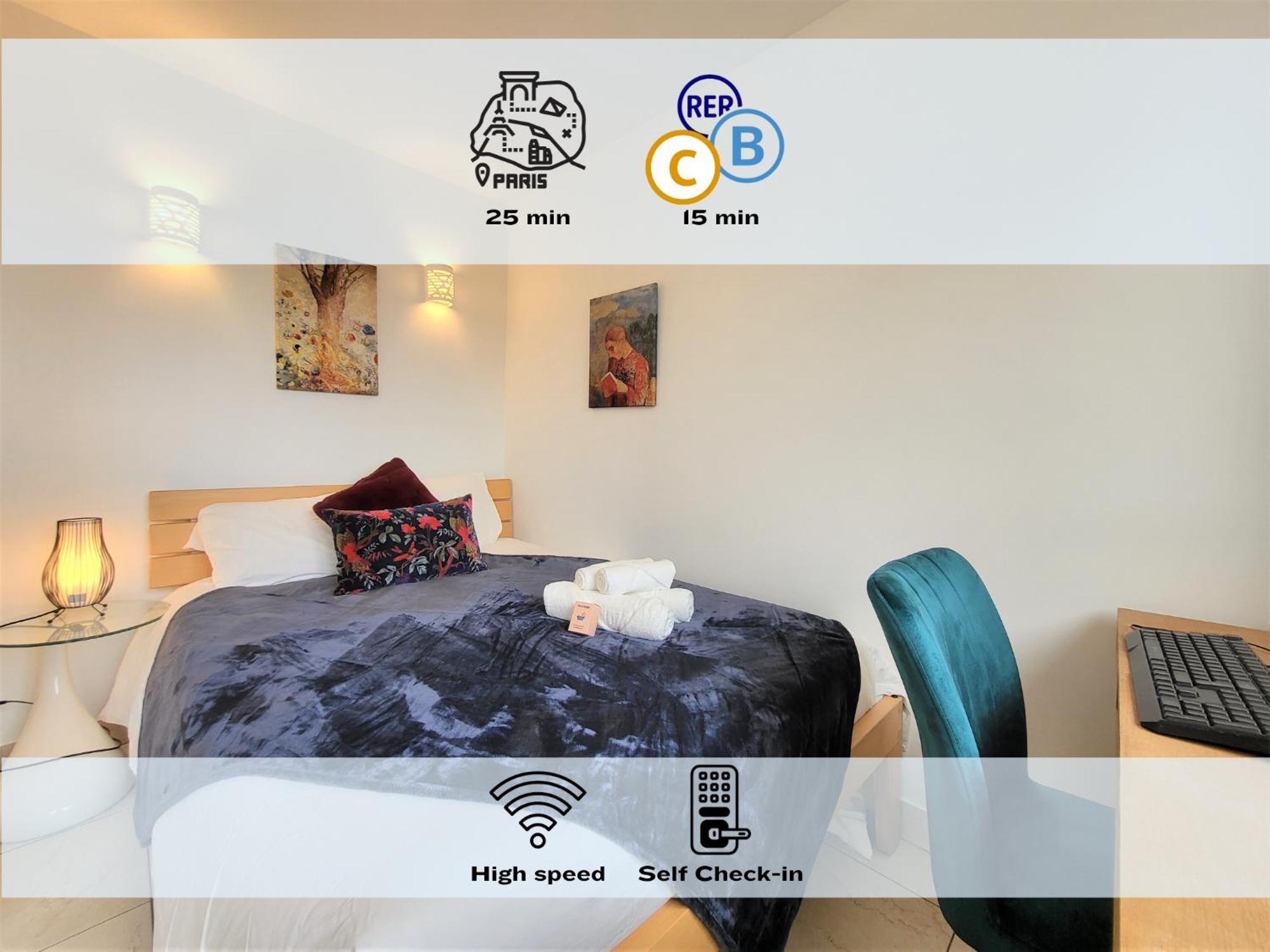 Le Prasino - Paisible Appartement Proche Rer - Bail Mobilite 메시 외부 사진